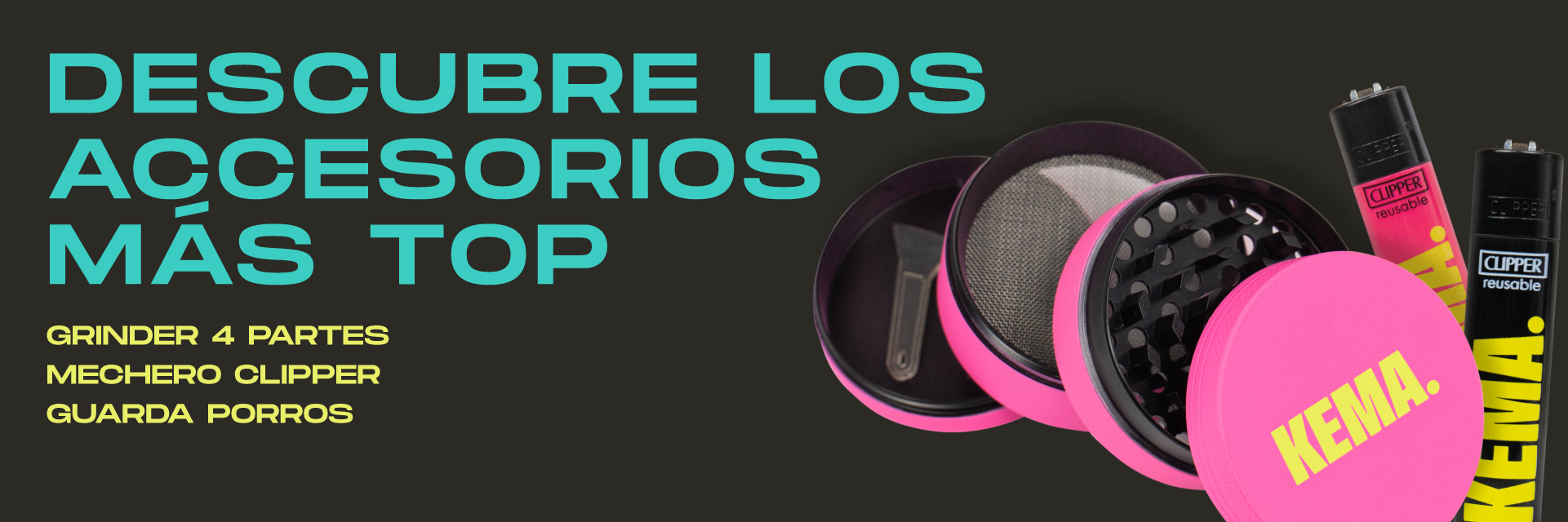 Banner principal de accesorios KEMA