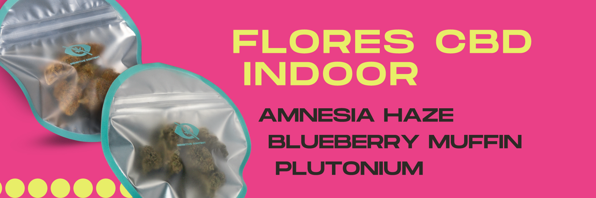 Banner principal de flores CBD premium de KEMA
