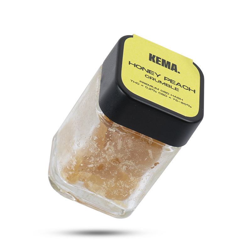 Envase inclinado de 15 g de Crumble - Honey Peach KEMA