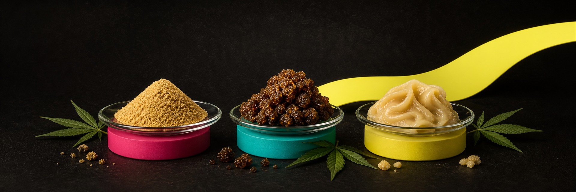 Resinas CBD: diferencias entre dry sift, hash ice y piattella