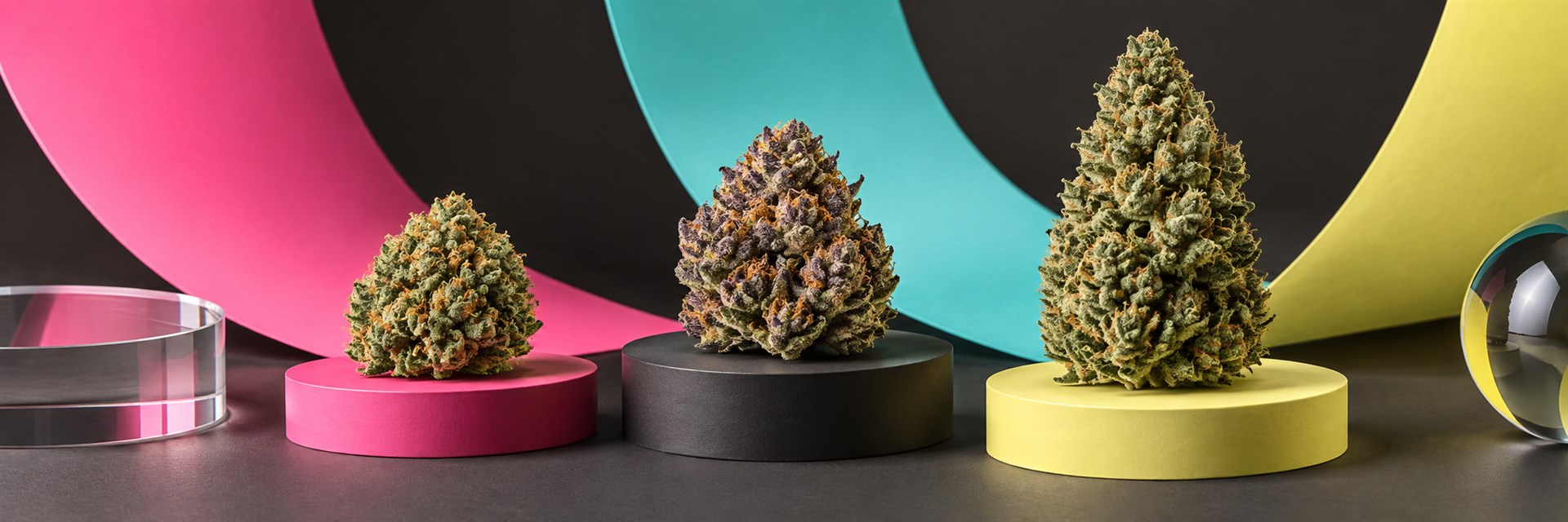 Por qué las flores CBD tienen distintos colores, tamaños y formas