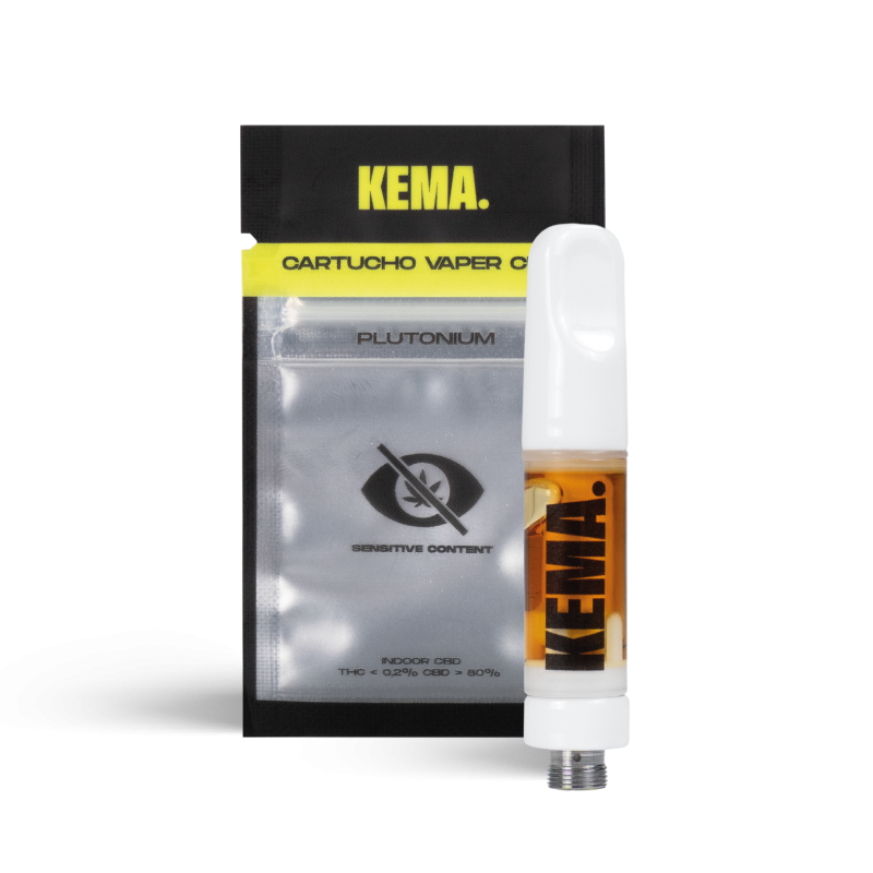Cartucho 80% CBD Plutonium - Cartucho CBD 510 | KEMA CBD