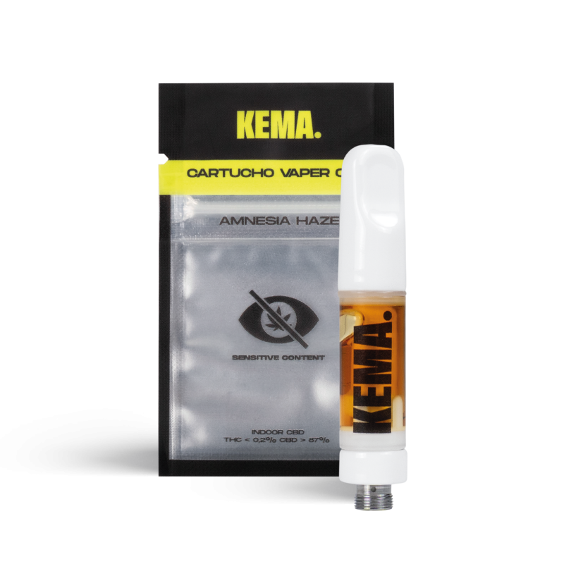 Cartucho 87% CBD Amnesia Haze - Cartucho CBD 510 | KEMA CBD