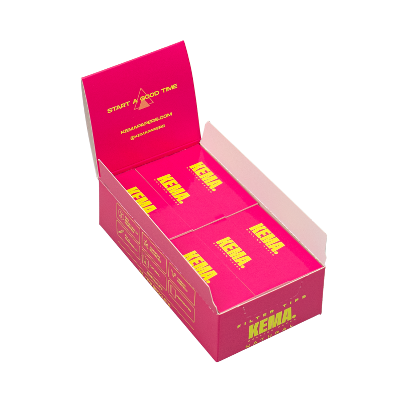 Filtros de Cartón Rosa KEMA - Papel de fumar | KEMA CBD
