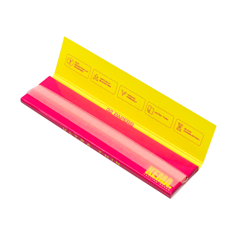 Papel King Size Slim Rosa KEMA - Papel de fumar | KEMA CBD