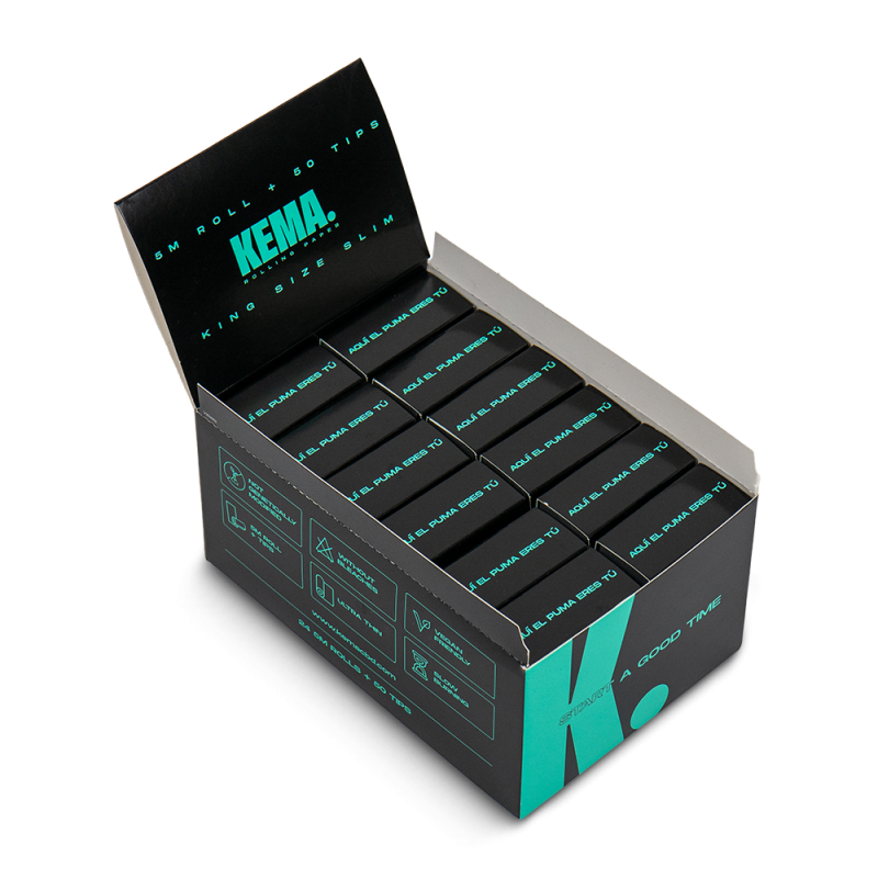 Papel Rollo 5m King Size Slim + Filtros - Papel de fumar | KEMA CBD